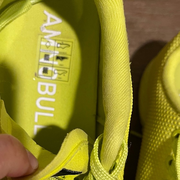 Bright Yellow Athletic Sneakers - Picture 4 of 4